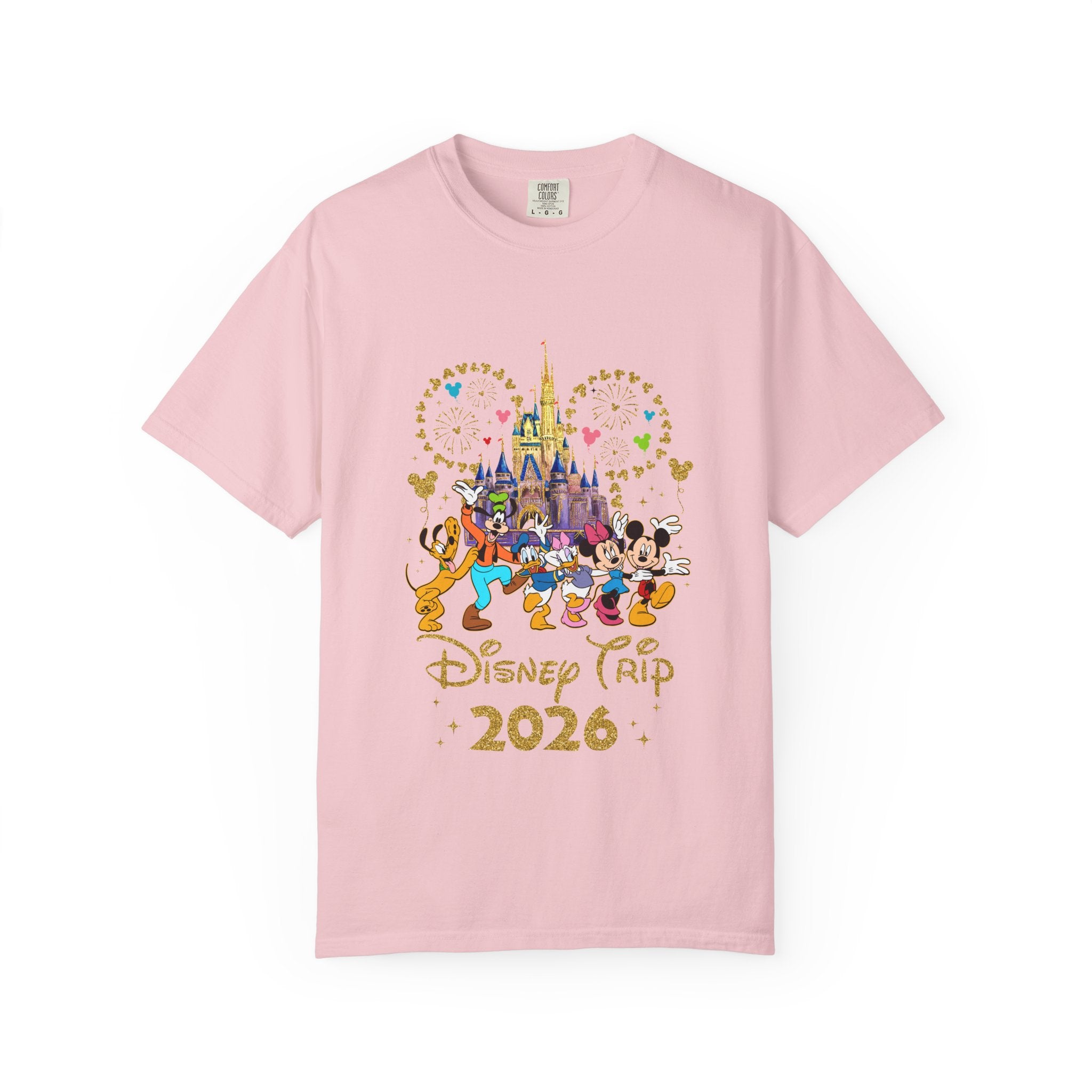 Disney Trip 2026 T-Shirt — Castle & Classic Characters Graphic Tee