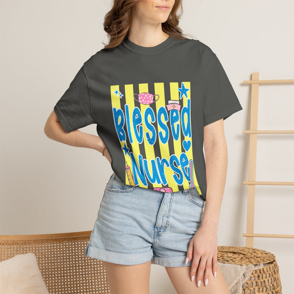 Blessed Nurse T-Shirt — Cute Medical Graphic Tee for Nurses