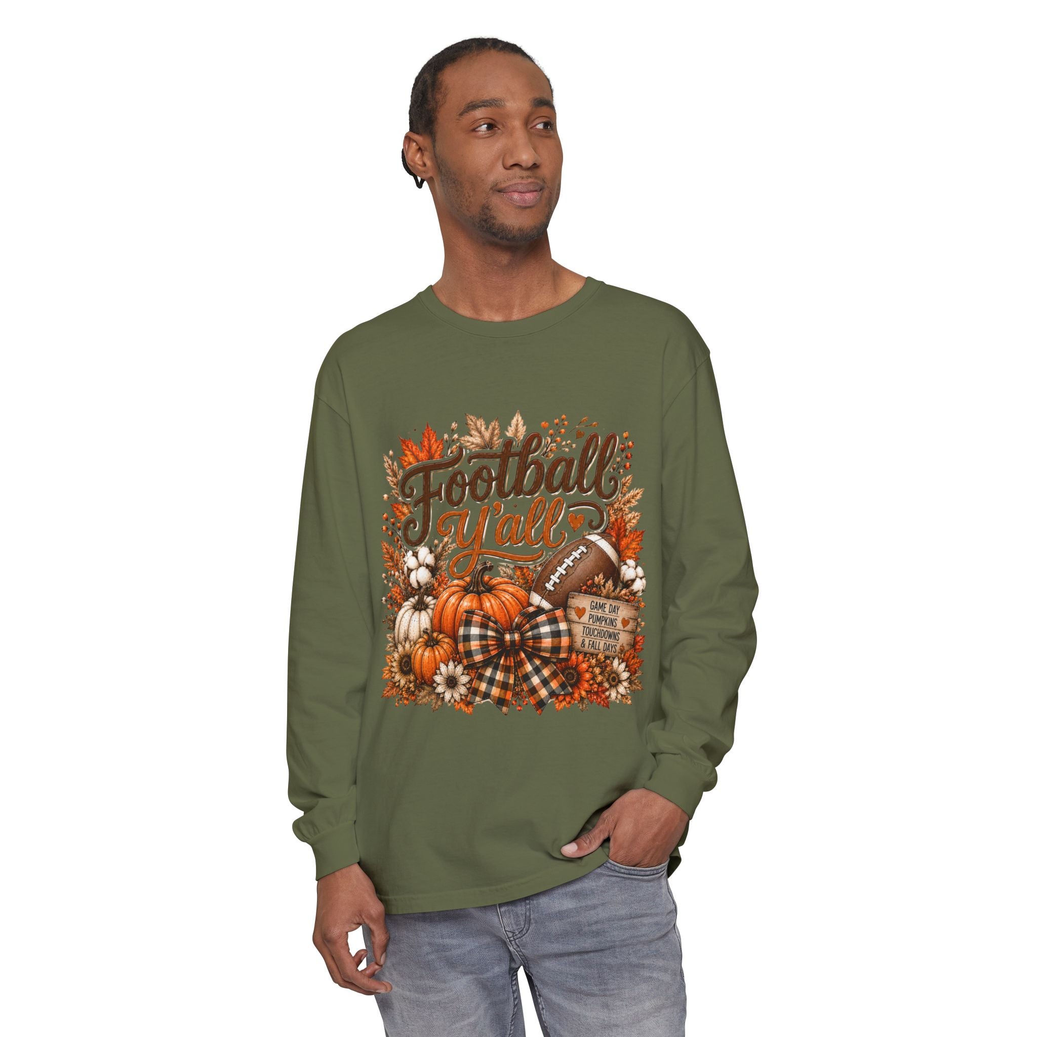 Football Y’all Fall Long Sleeve Tee