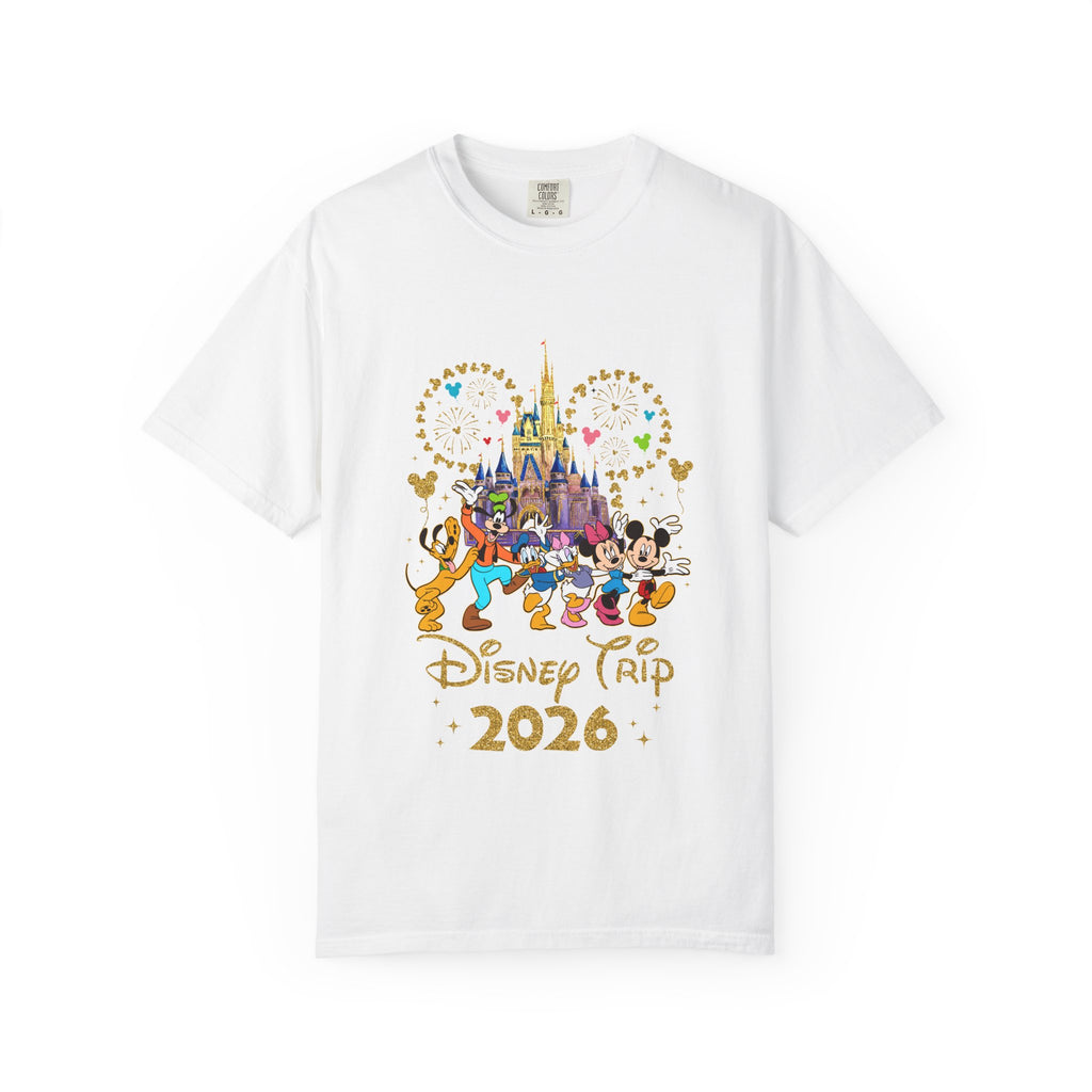 Disney Trip 2026 T-Shirt — Castle & Classic Characters Graphic Tee