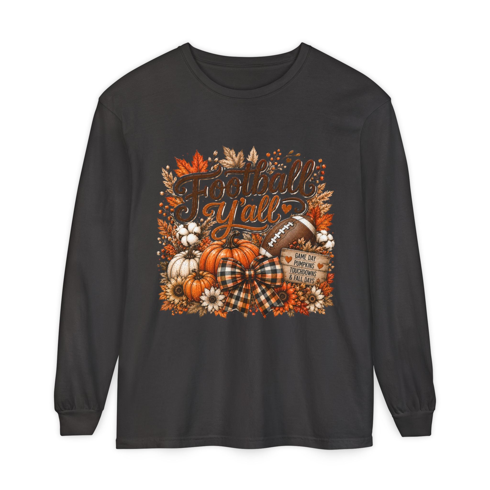 Football Y’all Fall Long Sleeve Tee