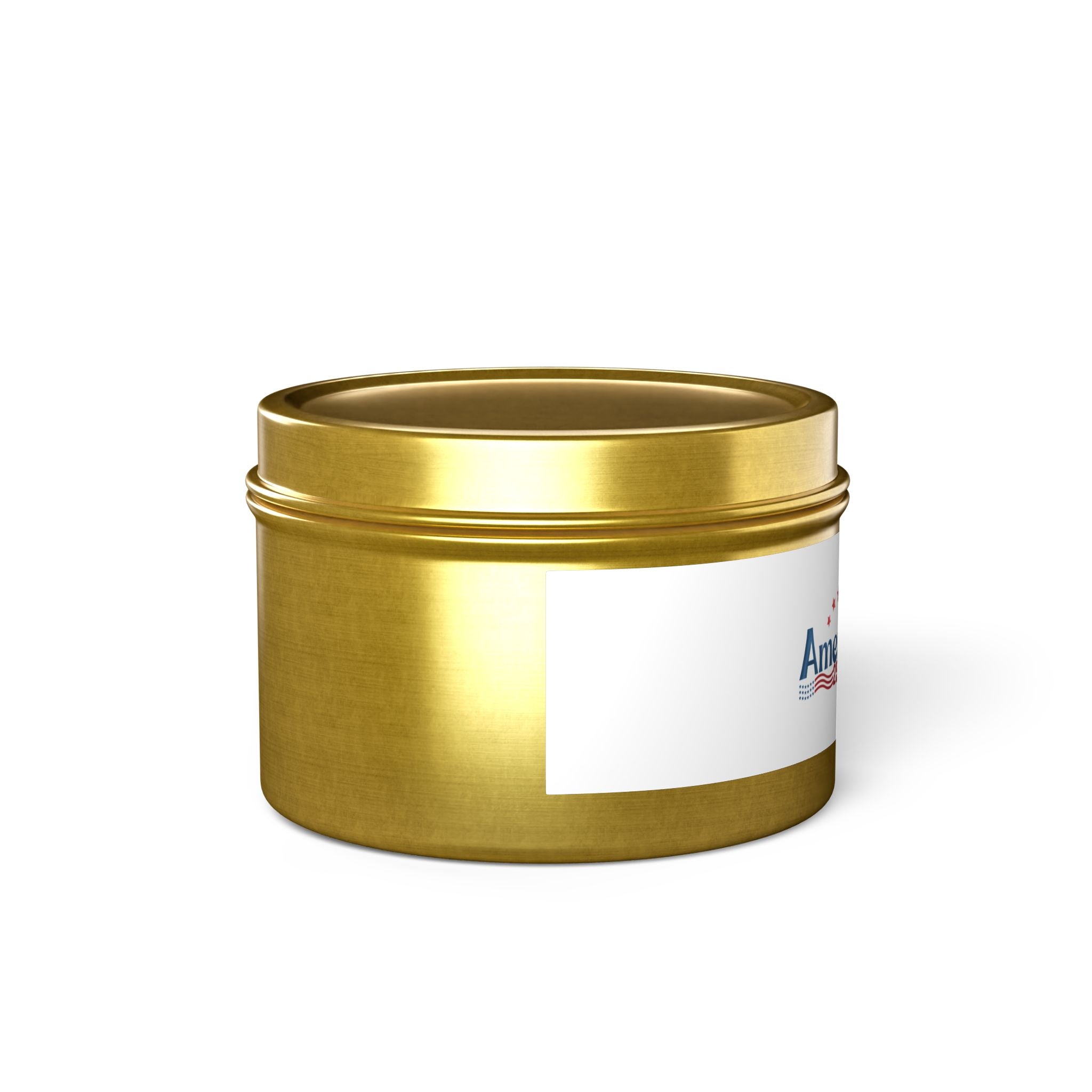 America 250 Years Tin Candle — Patriotic 4th of July Scented Tin
