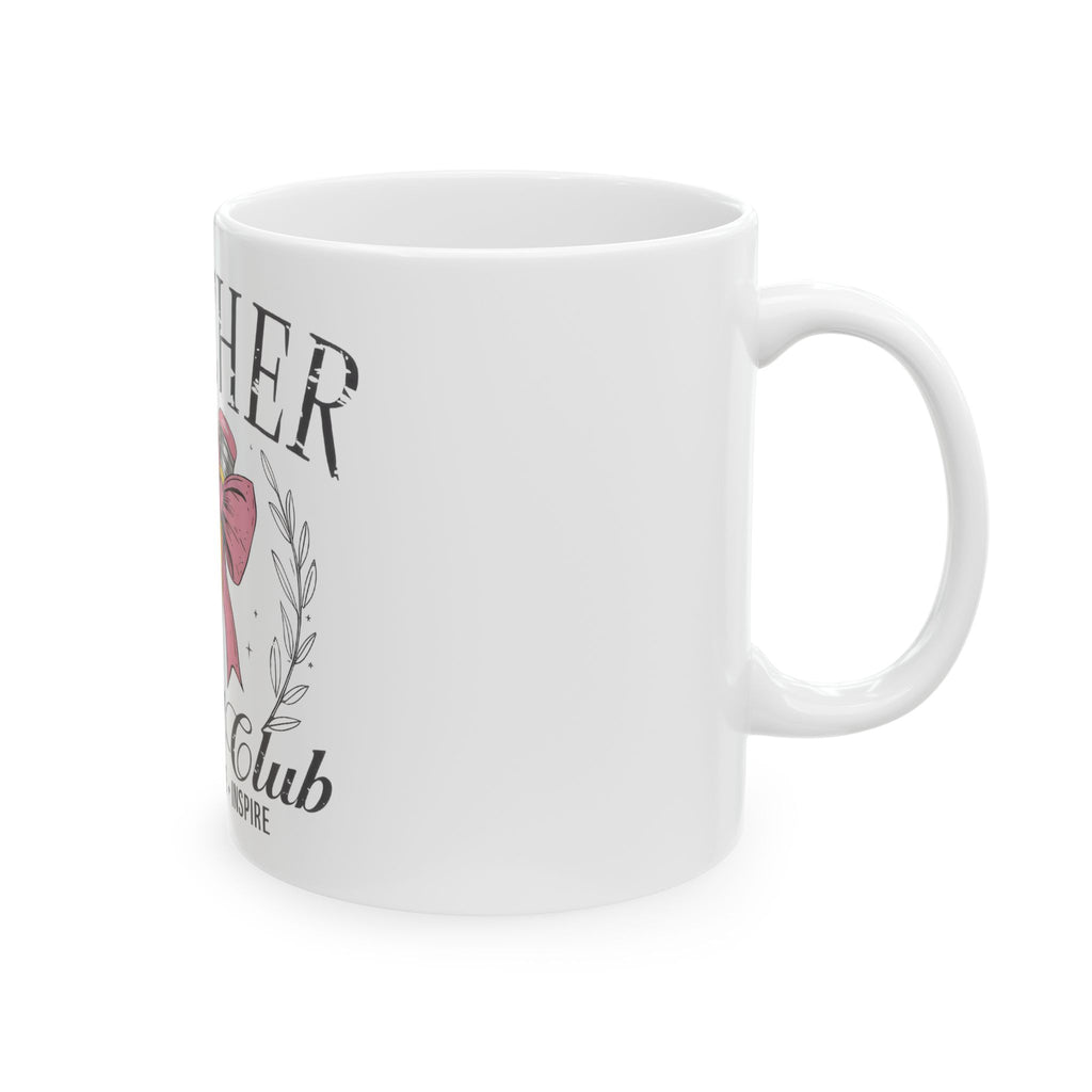 Teacher Social Club Ceramic Mug - 'Teach • Love • Inspire' Pencil Design (11oz & 15oz)
