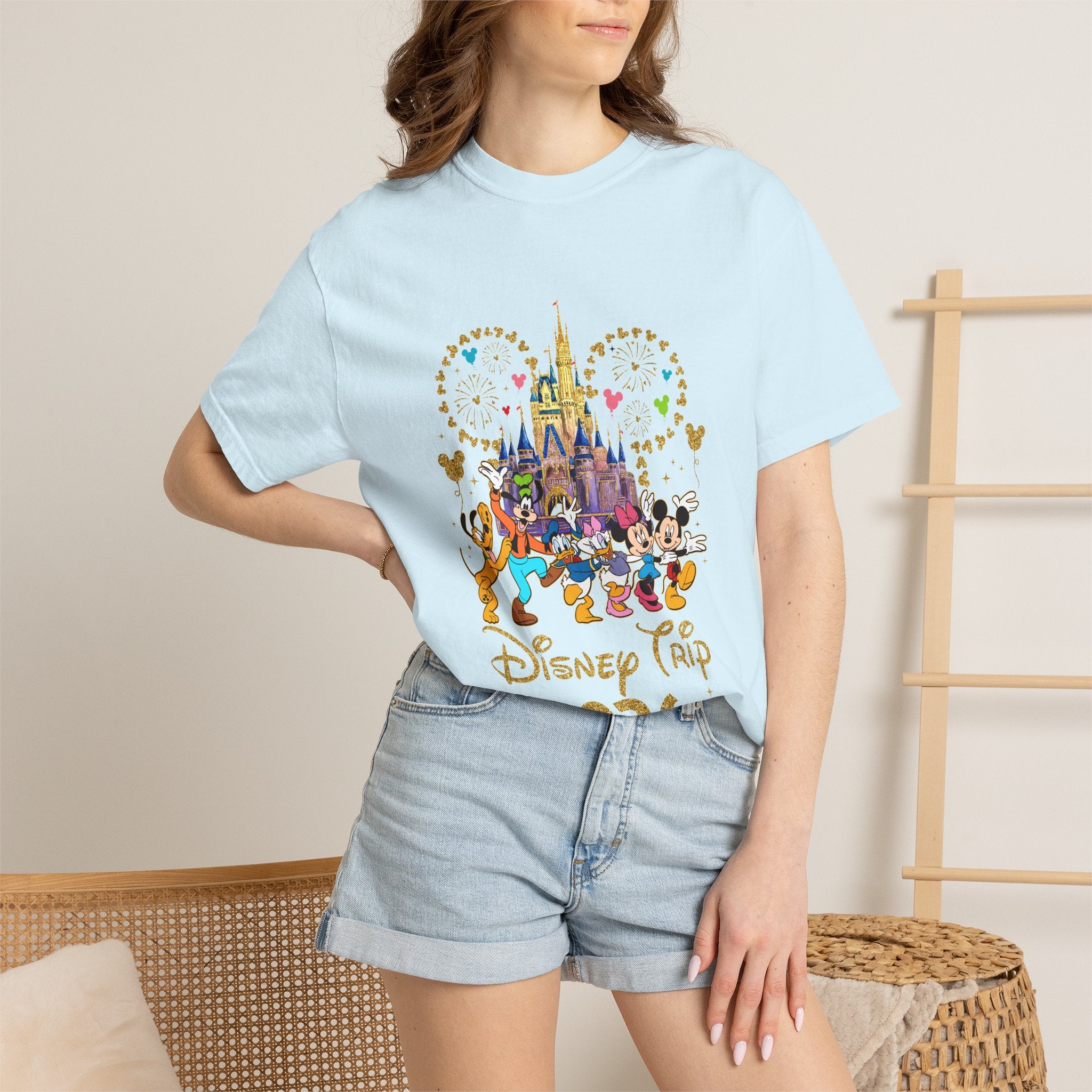 Disney Trip 2026 T-Shirt — Castle & Classic Characters Graphic Tee