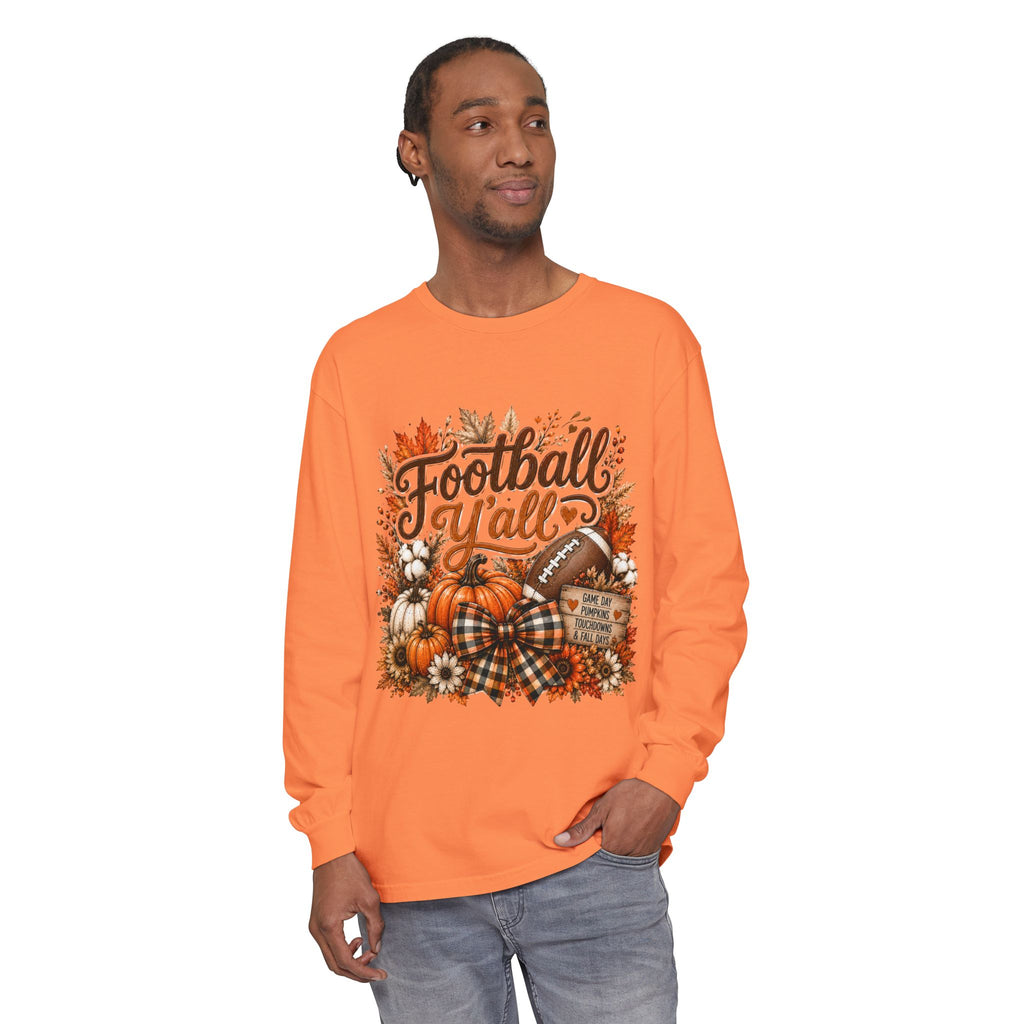 Football Y’all Fall Long Sleeve Tee