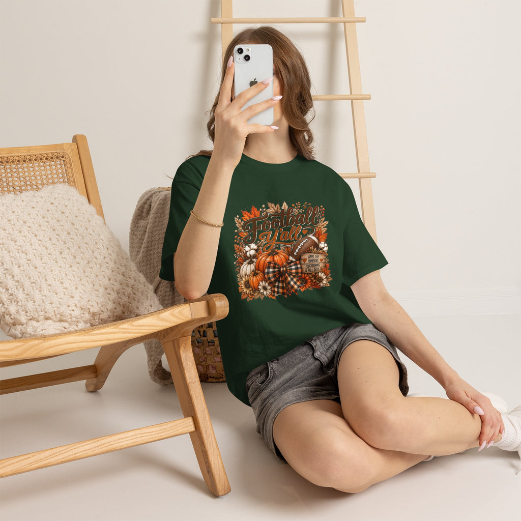 Fall Harvest Tee — "Farmers Market" Pumpkin Autumn Graphic Shirt