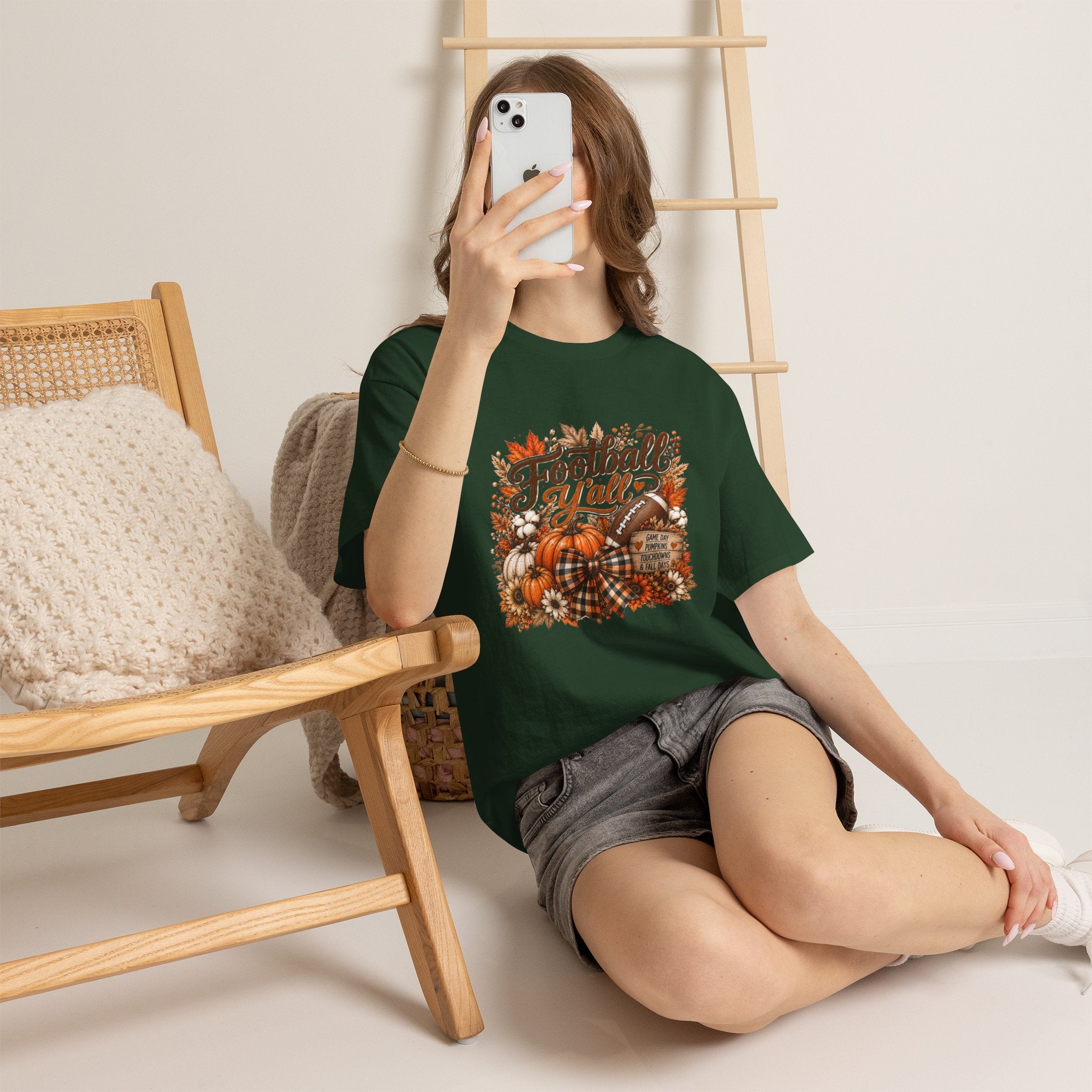Fall Harvest Tee — "Farmers Market" Pumpkin Autumn Graphic Shirt