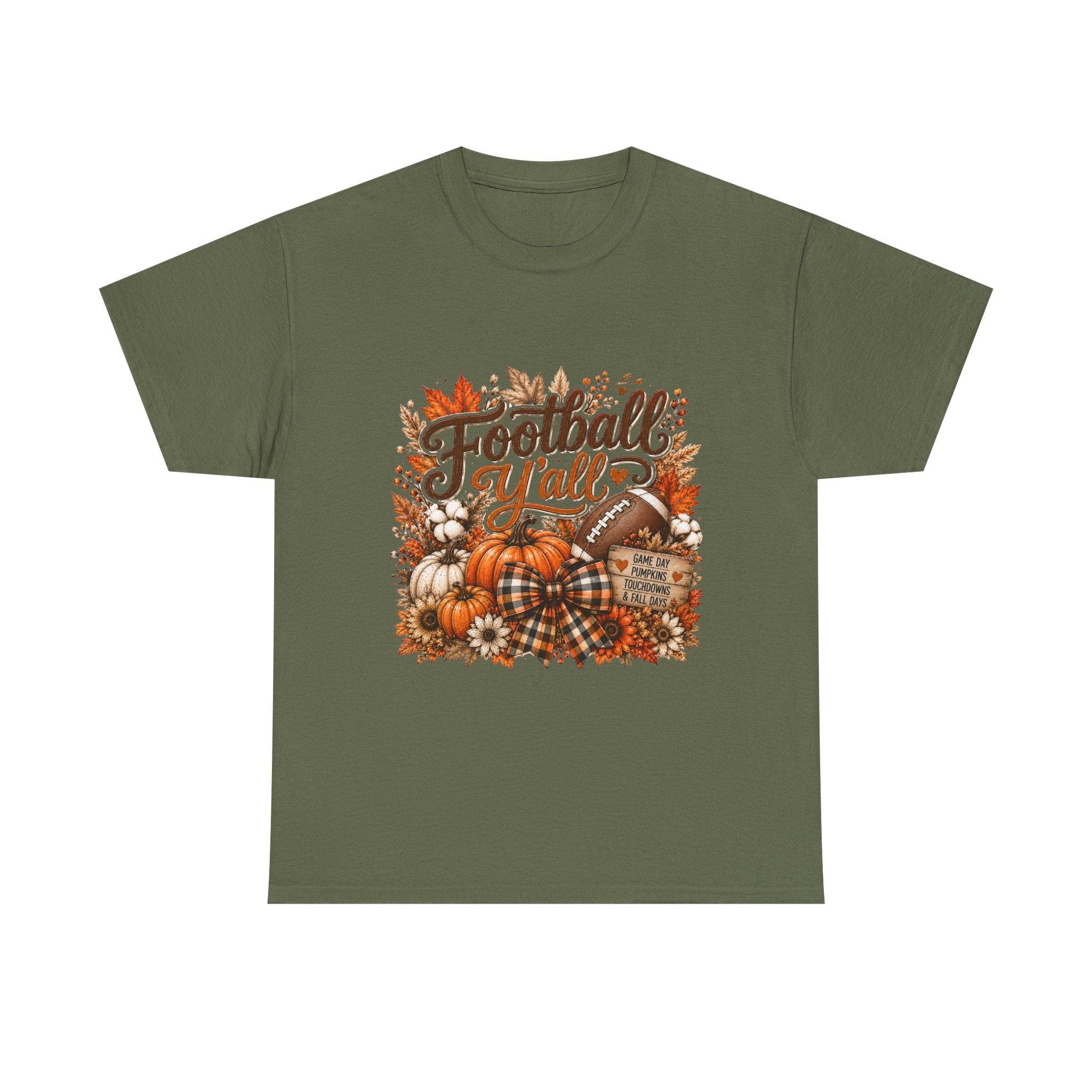 Fall Harvest Tee — "Farmers Market" Pumpkin Autumn Graphic Shirt