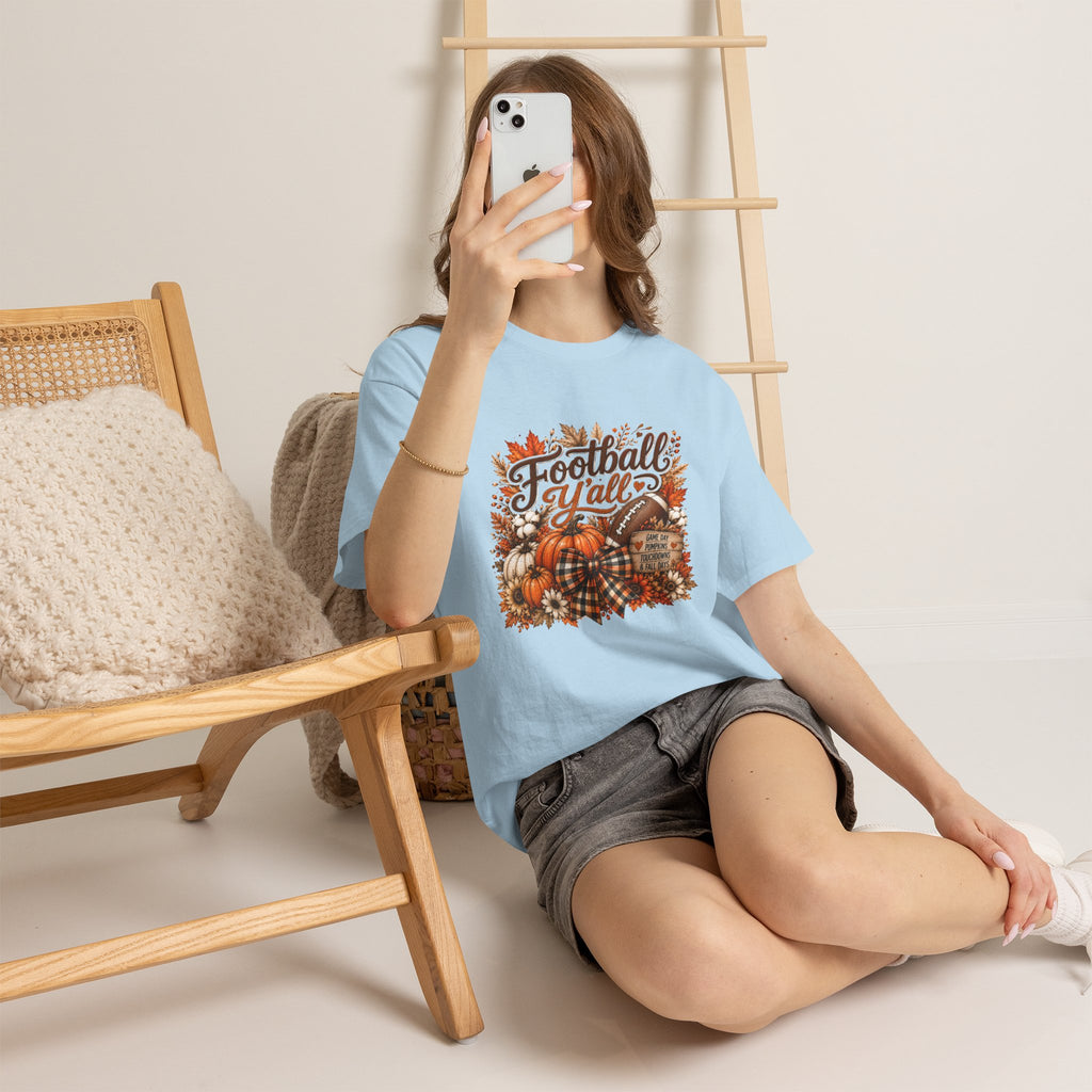 Fall Harvest Tee — "Farmers Market" Pumpkin Autumn Graphic Shirt