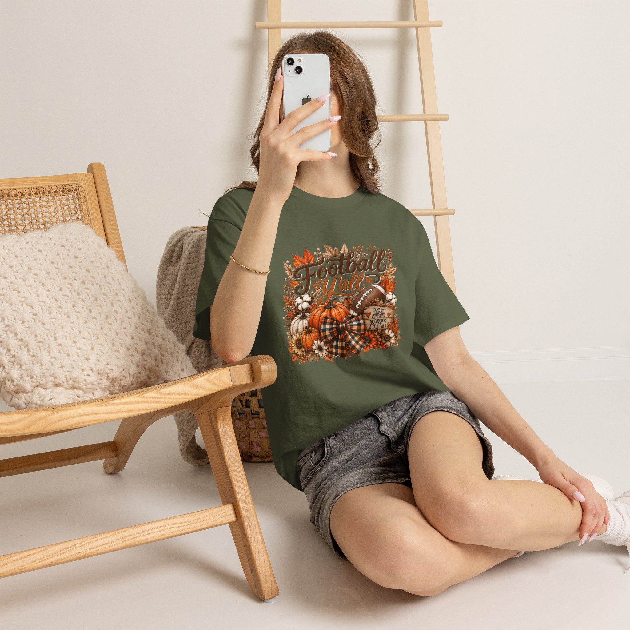 Fall Harvest Tee — "Farmers Market" Pumpkin Autumn Graphic Shirt