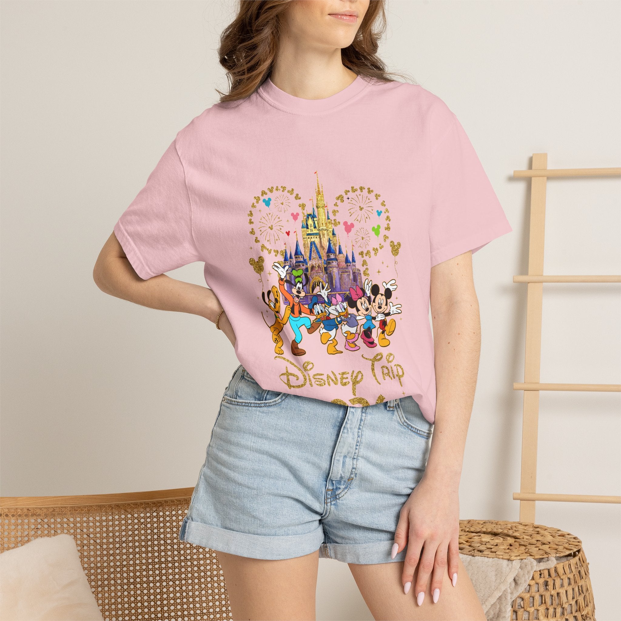 Disney Trip 2026 T-Shirt — Castle & Classic Characters Graphic Tee