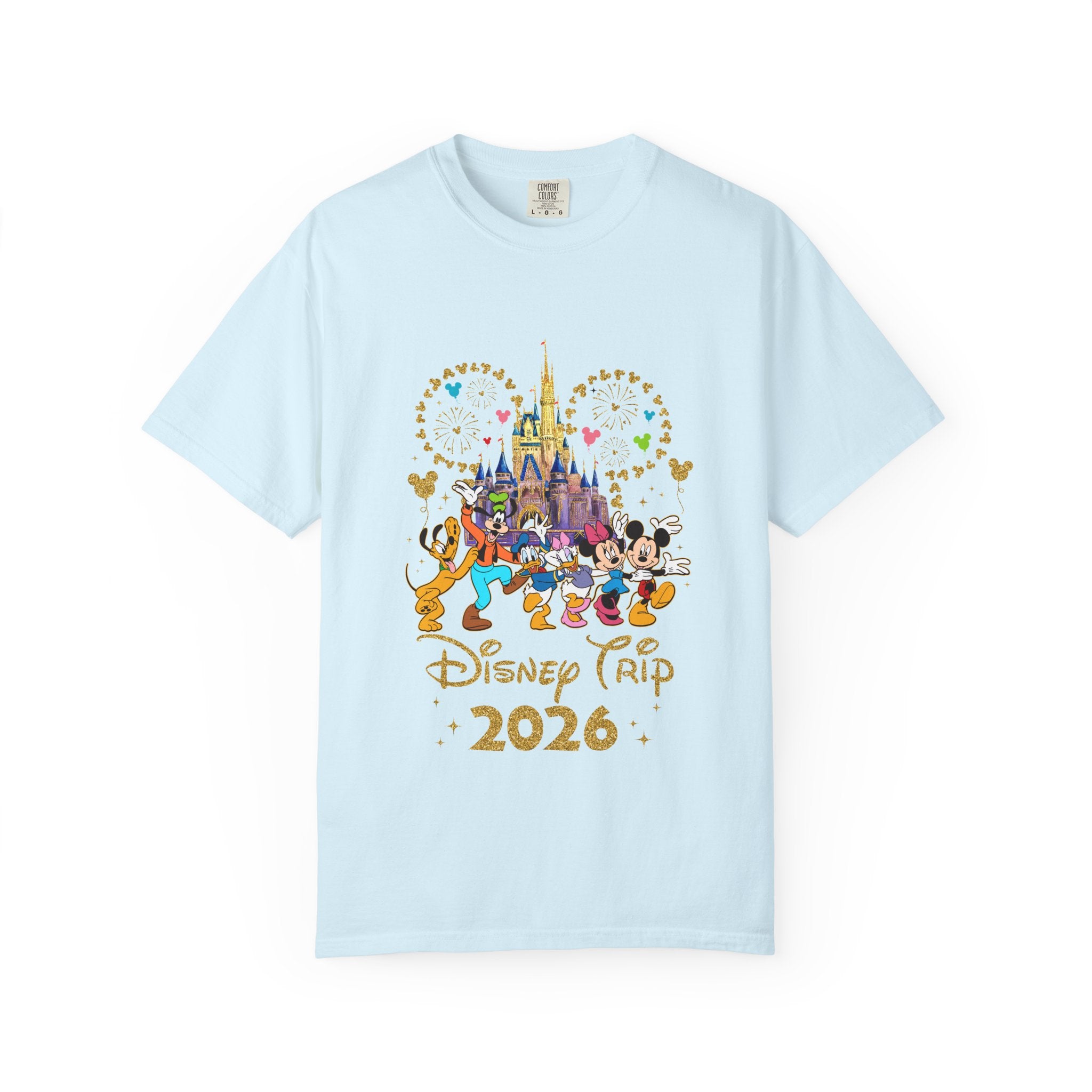 Disney Trip 2026 T-Shirt — Castle & Classic Characters Graphic Tee