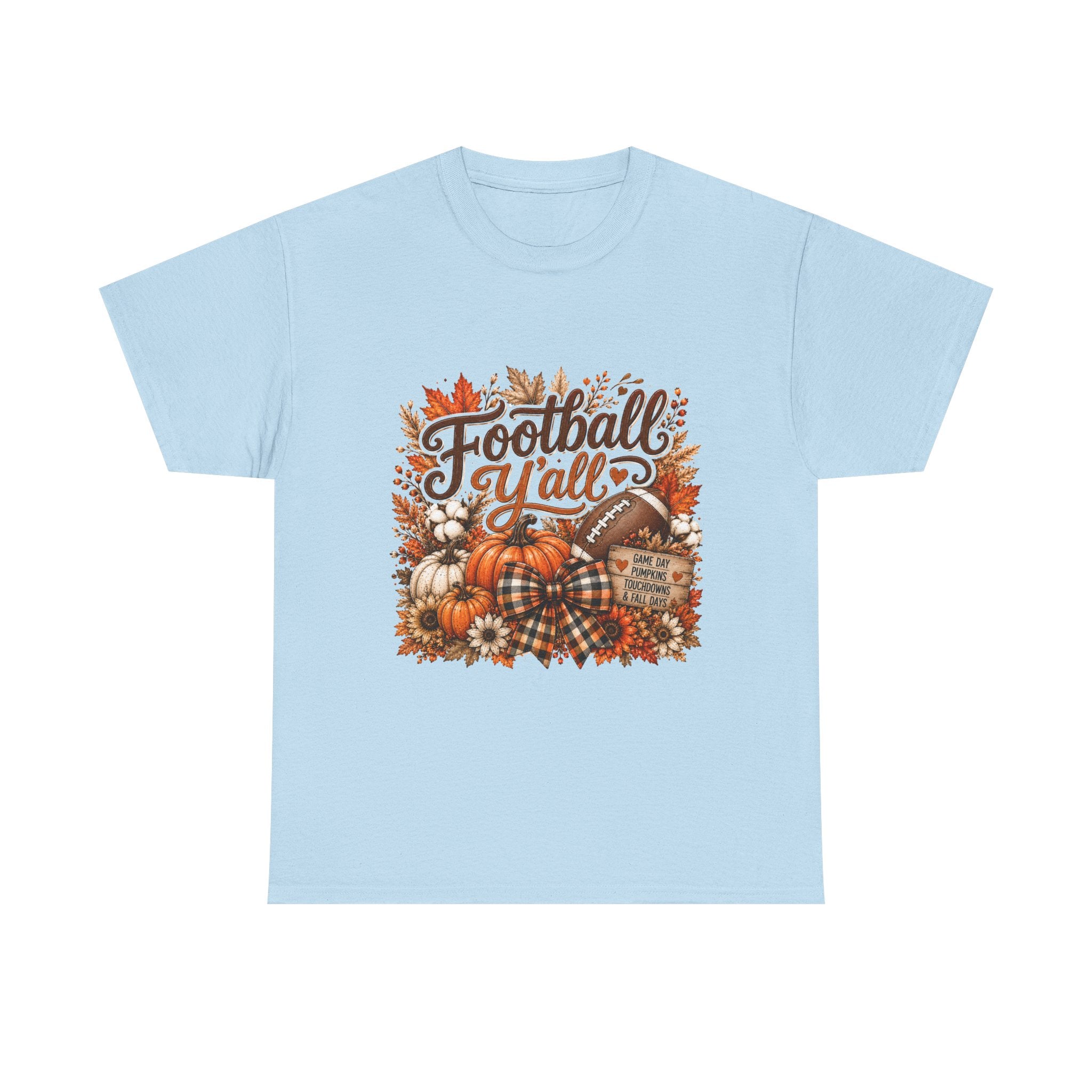 Fall Harvest Tee — "Farmers Market" Pumpkin Autumn Graphic Shirt