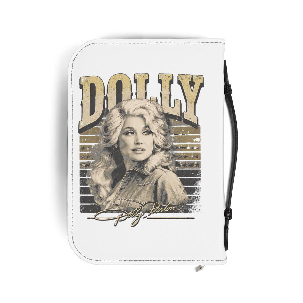 Dolly Portrait Bible Cover — Vintage Country Music Zippered Bible Case