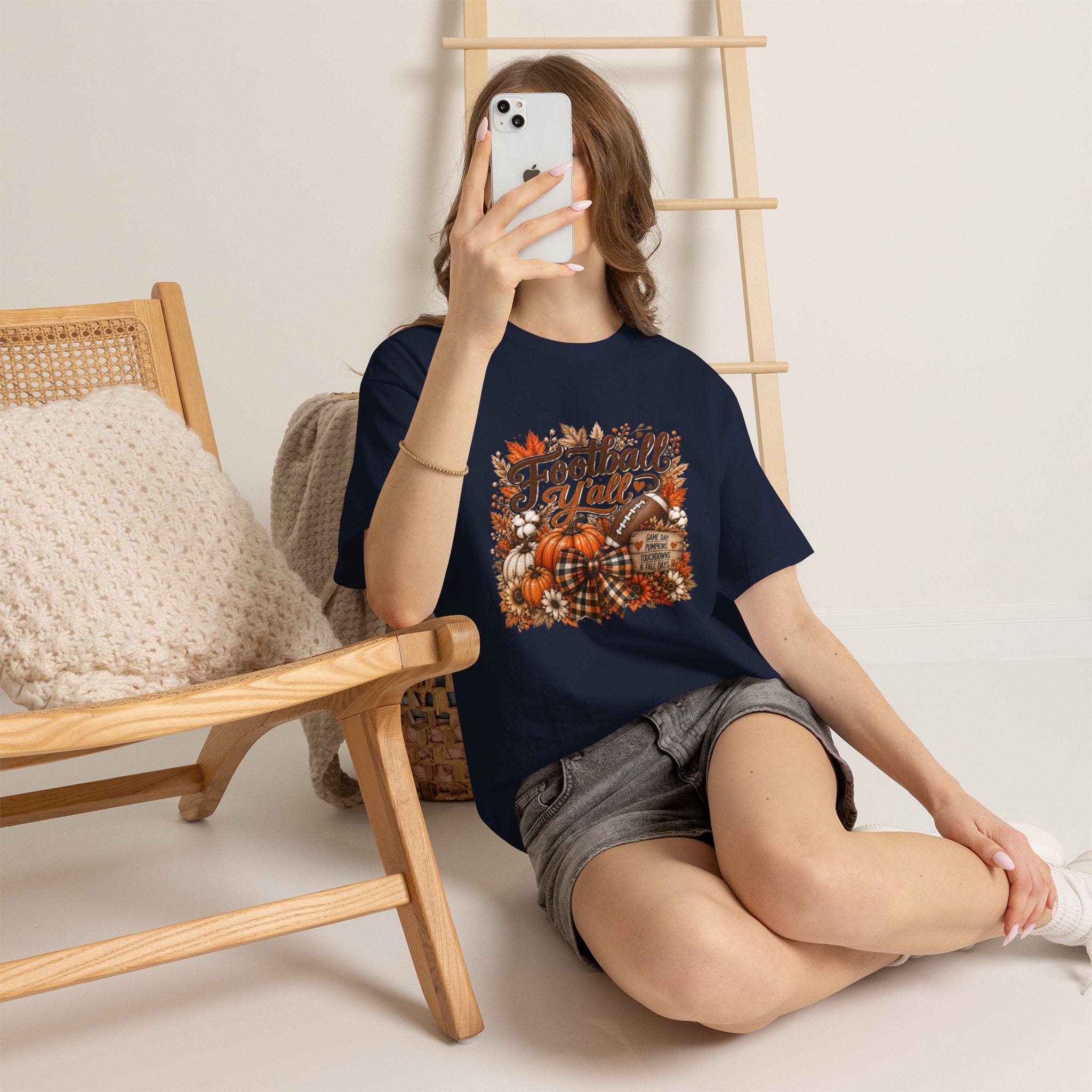 Fall Harvest Tee — "Farmers Market" Pumpkin Autumn Graphic Shirt