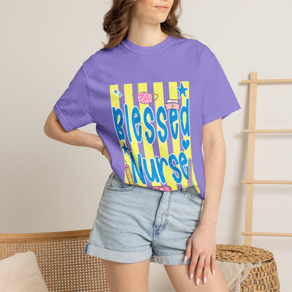 Blessed Nurse T-Shirt — Cute Medical Graphic Tee for Nurses