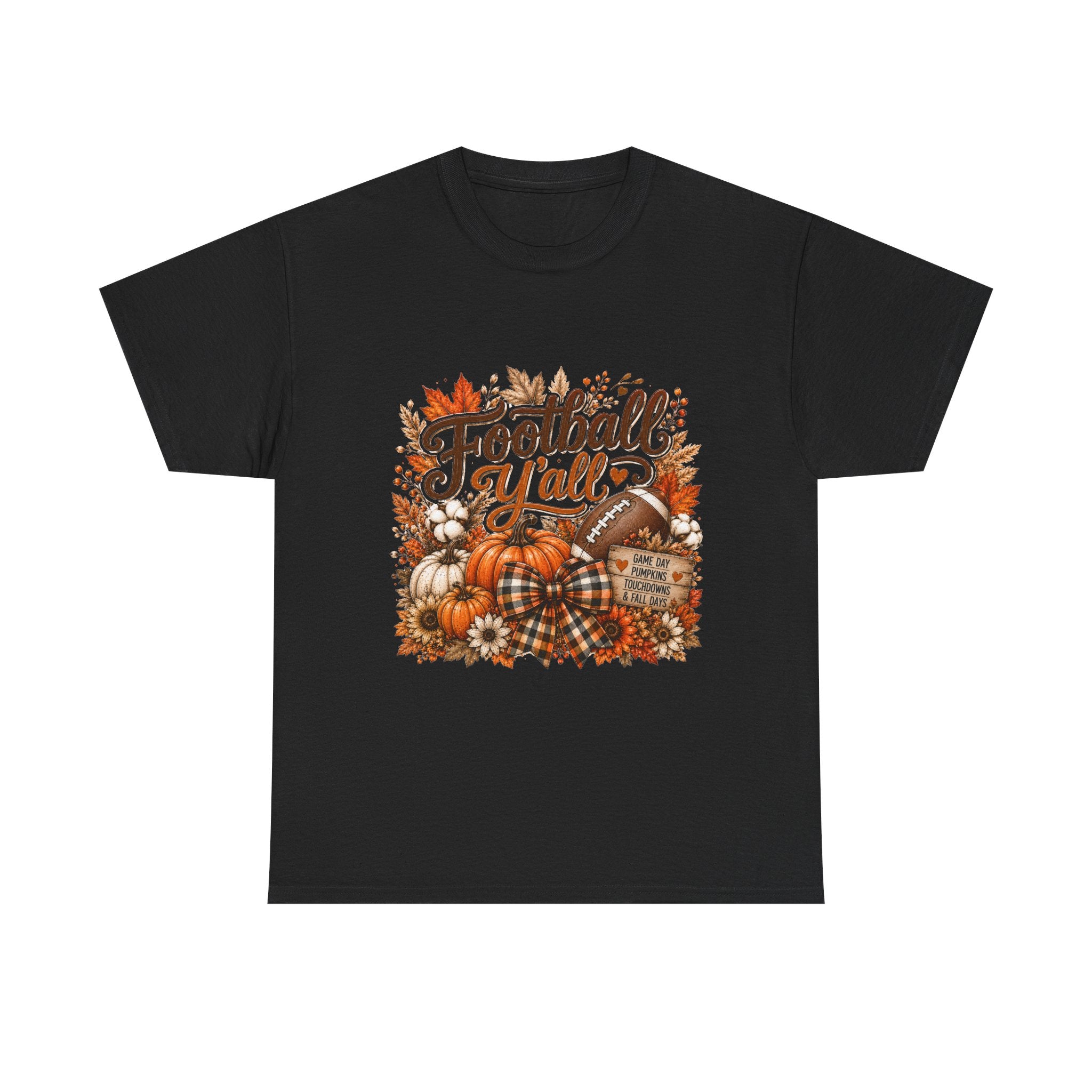 Fall Harvest Tee — "Farmers Market" Pumpkin Autumn Graphic Shirt