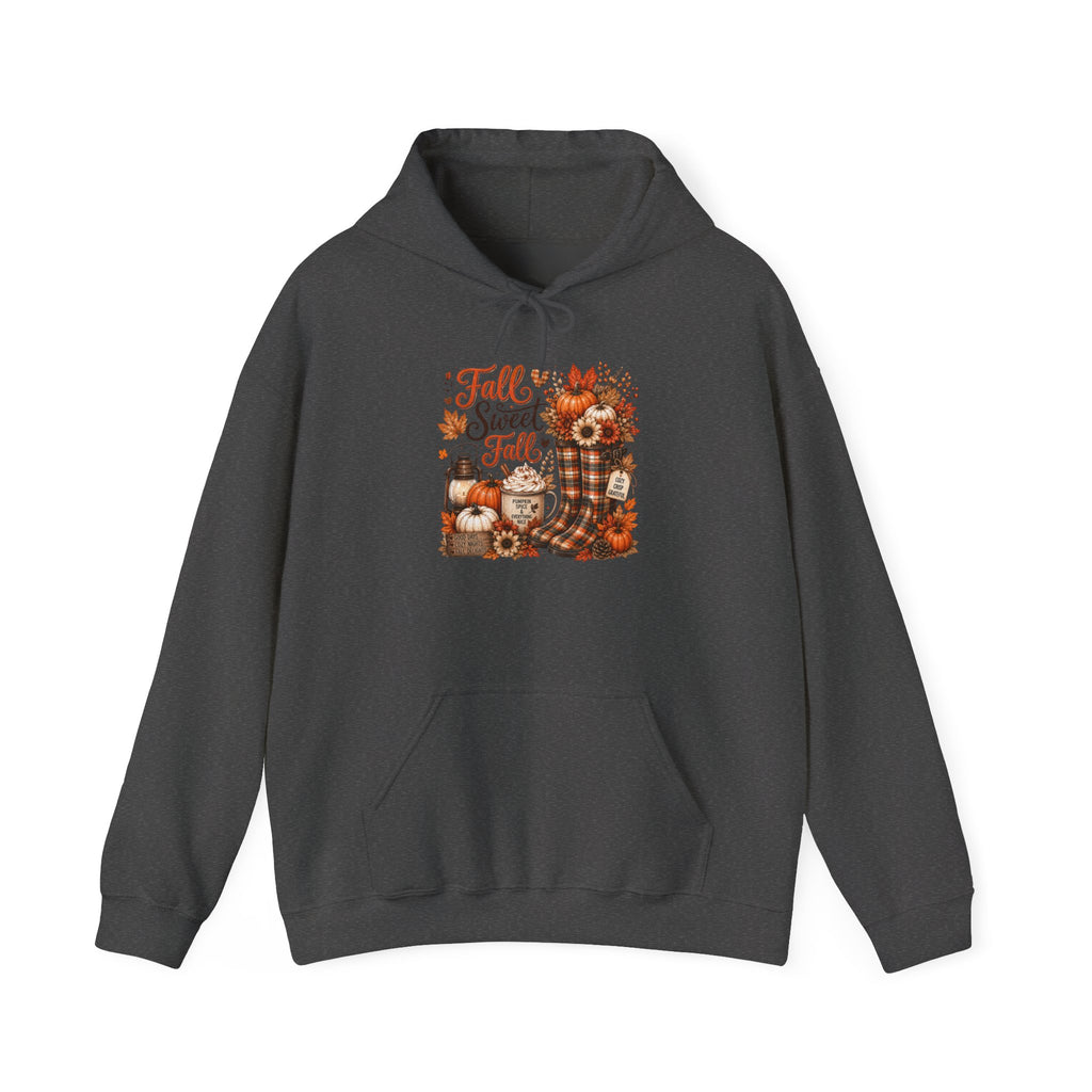 Fall Sweet Fall Hoodie - Cute Pumpkin & Scarecrow Autumn Sweatshirt