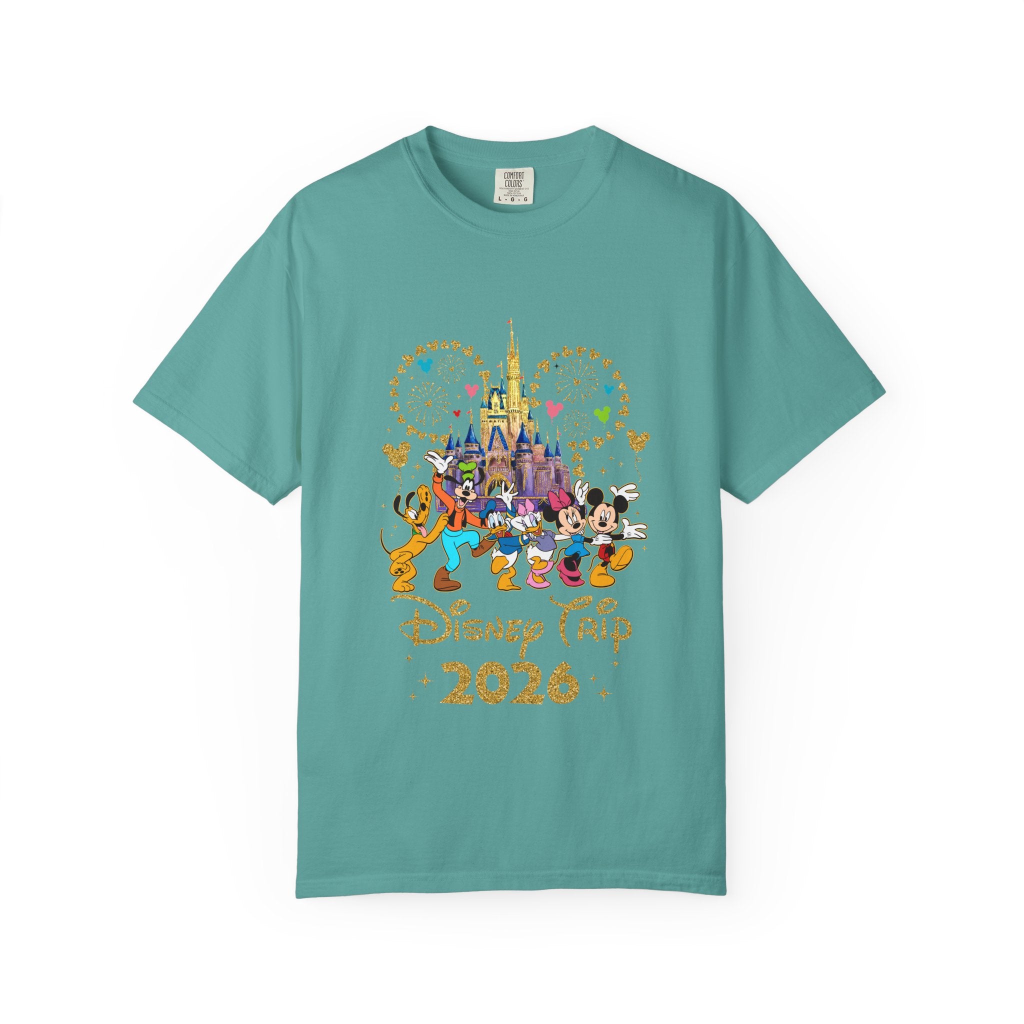 Disney Trip 2026 T-Shirt — Castle & Classic Characters Graphic Tee