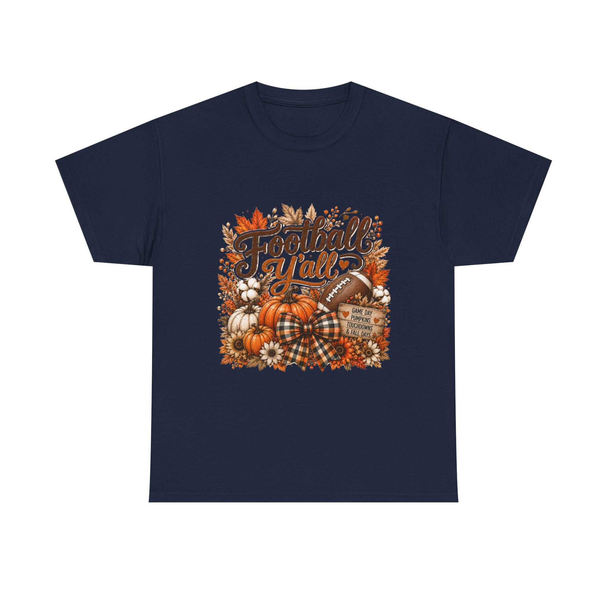 Fall Harvest Tee — "Farmers Market" Pumpkin Autumn Graphic Shirt