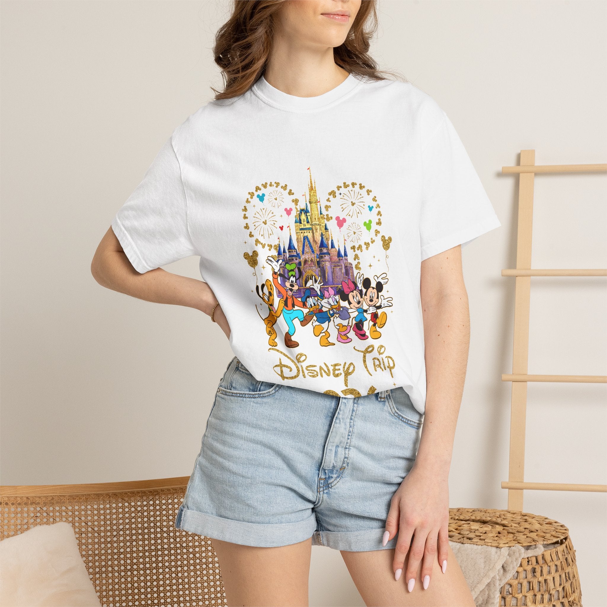 Disney Trip 2026 T-Shirt — Castle & Classic Characters Graphic Tee