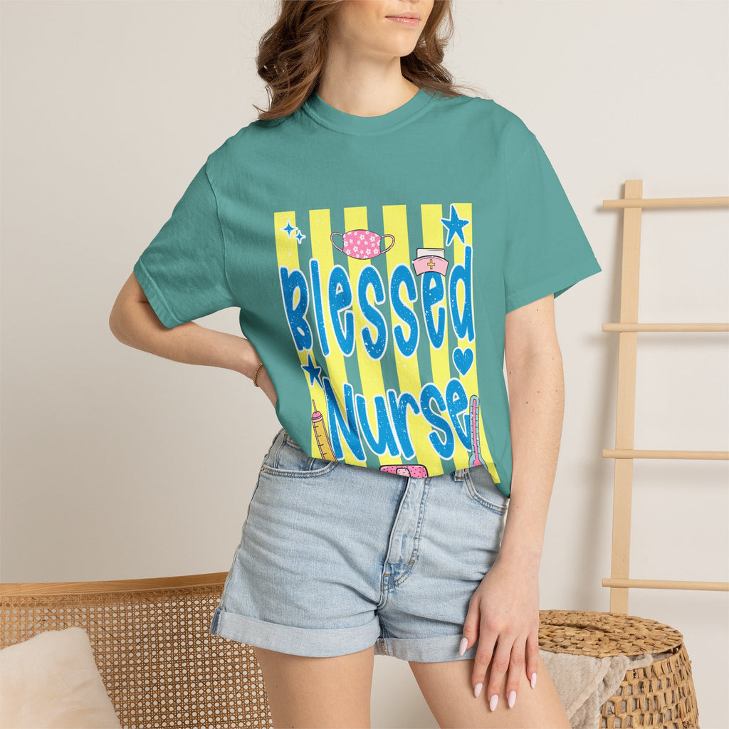 Blessed Nurse T-Shirt — Cute Medical Graphic Tee for Nurses