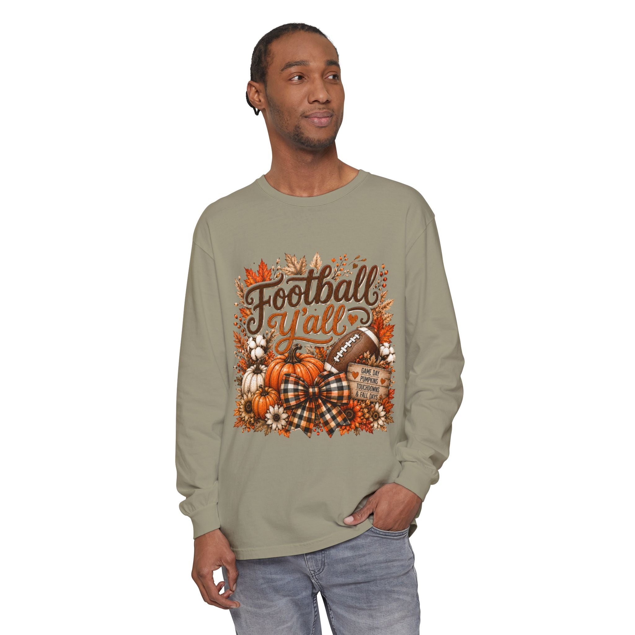Football Y’all Fall Long Sleeve Tee