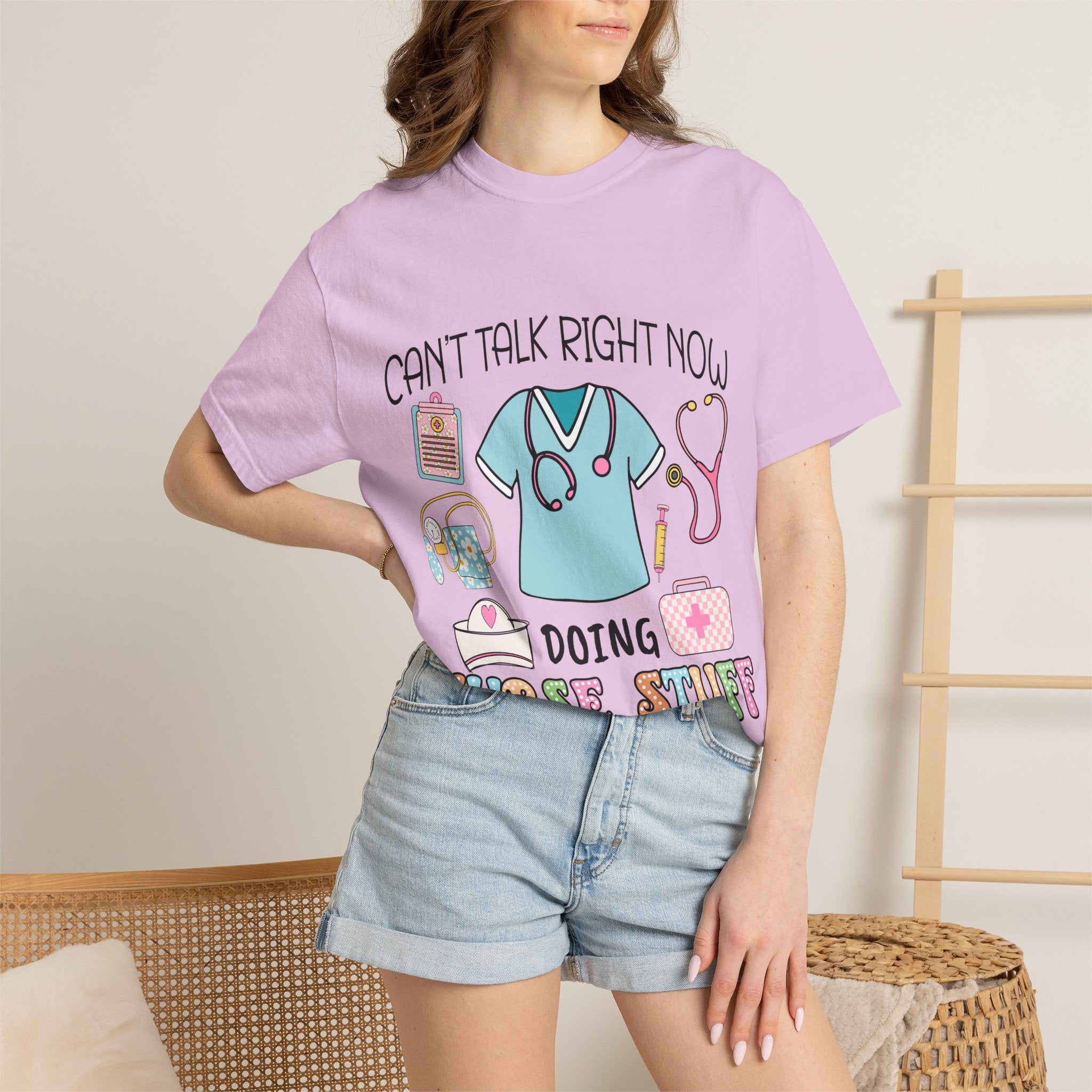 Can’t Talk Right Now Doing Nurse Stuff T-Shirt