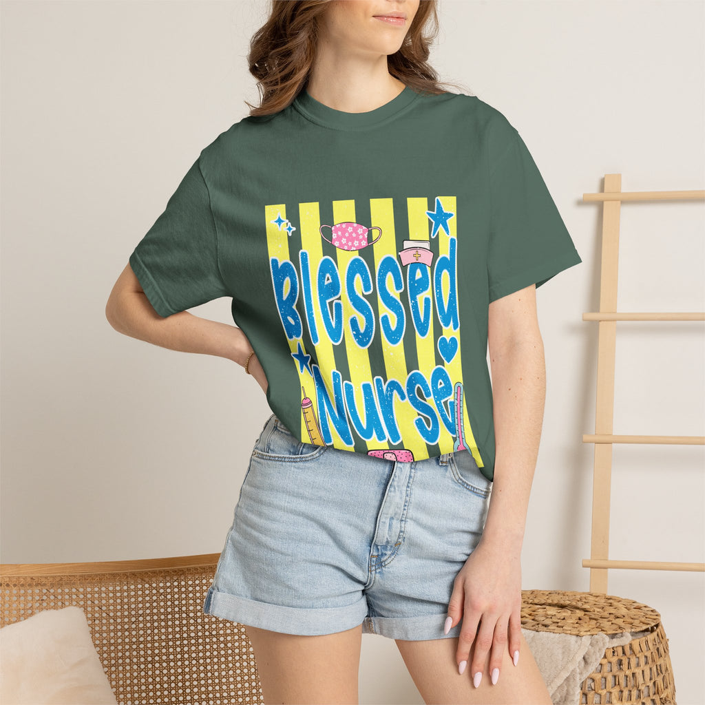 Blessed Nurse T-Shirt — Cute Medical Graphic Tee for Nurses