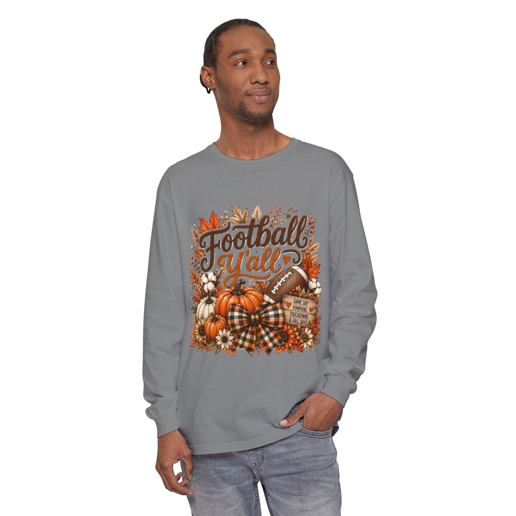 Football Y’all Fall Long Sleeve Tee