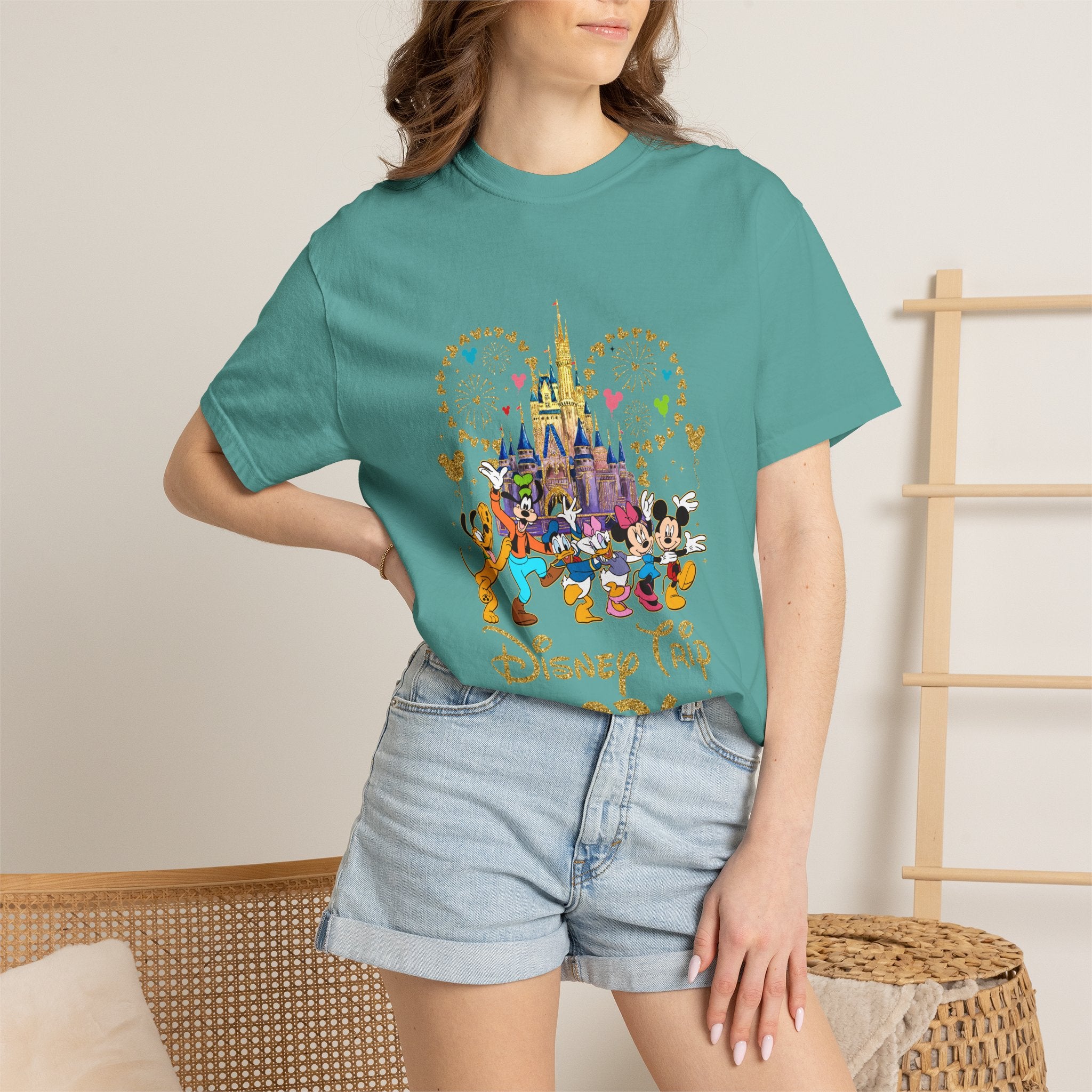 Disney Trip 2026 T-Shirt — Castle & Classic Characters Graphic Tee