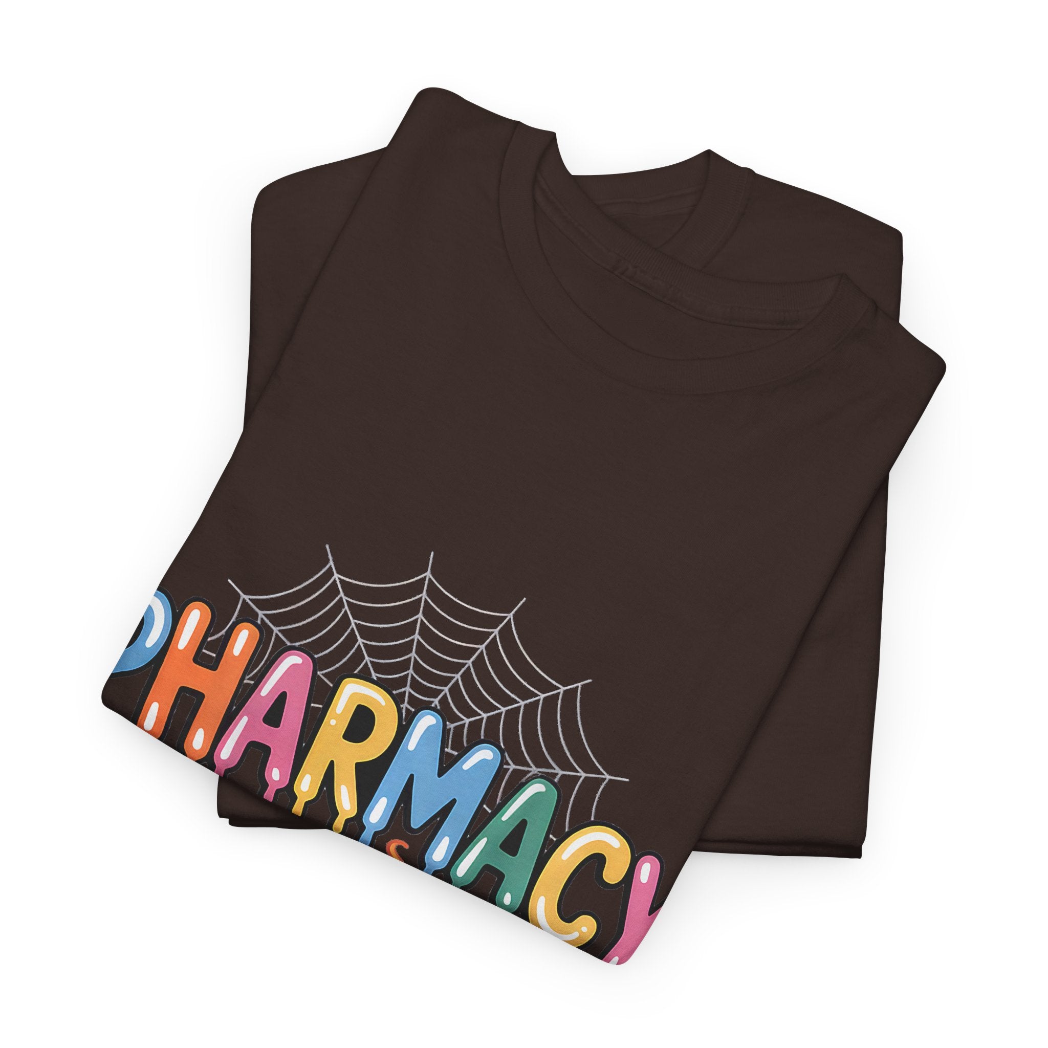 Pharmacy Squad Halloween T-Shirt — Cute Medical Candy & Pumpkin Design