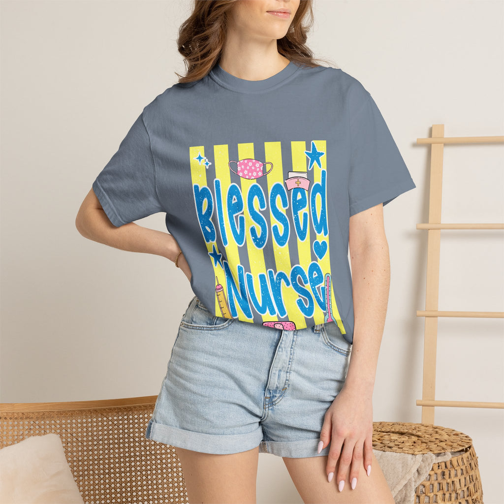Blessed Nurse T-Shirt — Cute Medical Graphic Tee for Nurses
