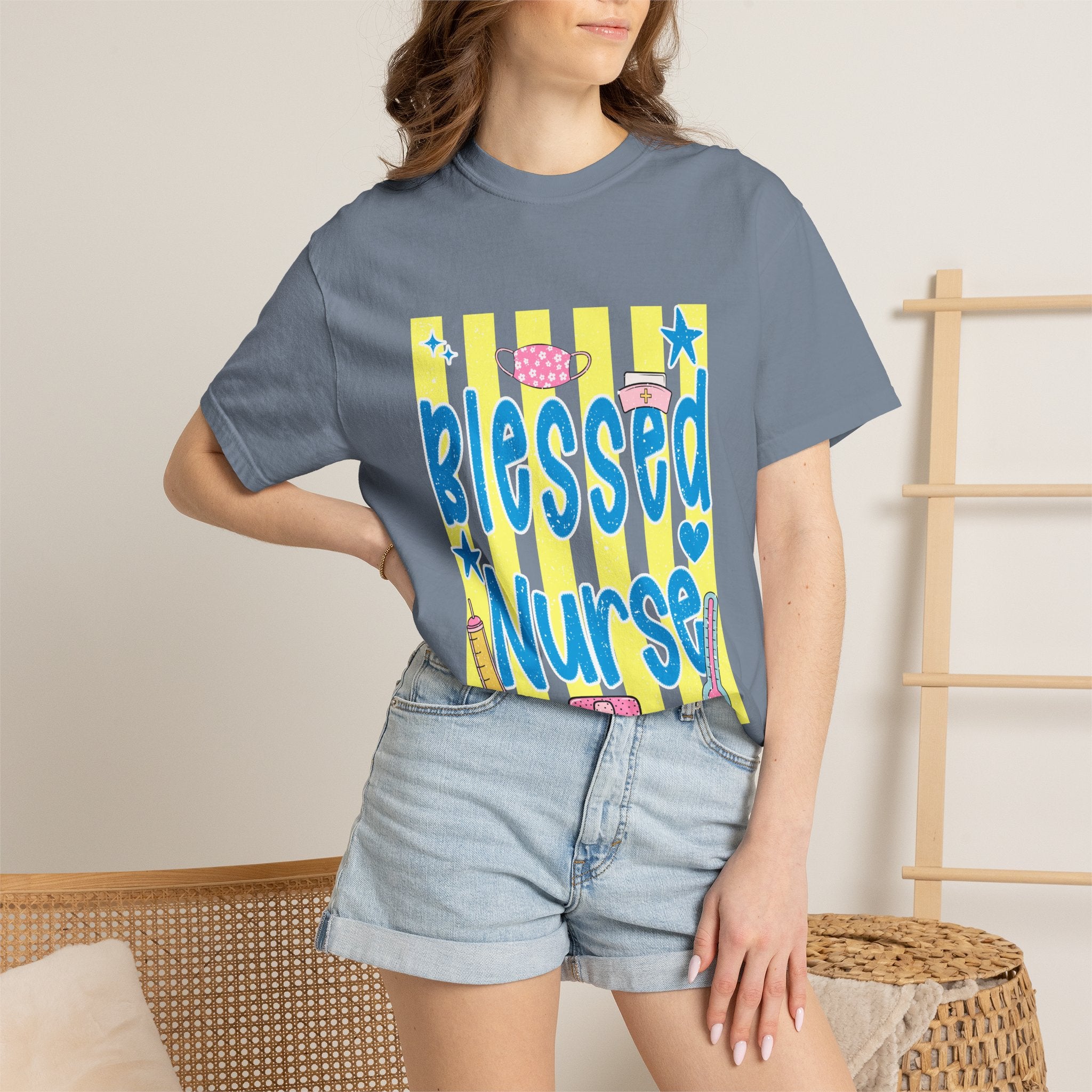 Blessed Nurse T-Shirt — Cute Medical Graphic Tee for Nurses