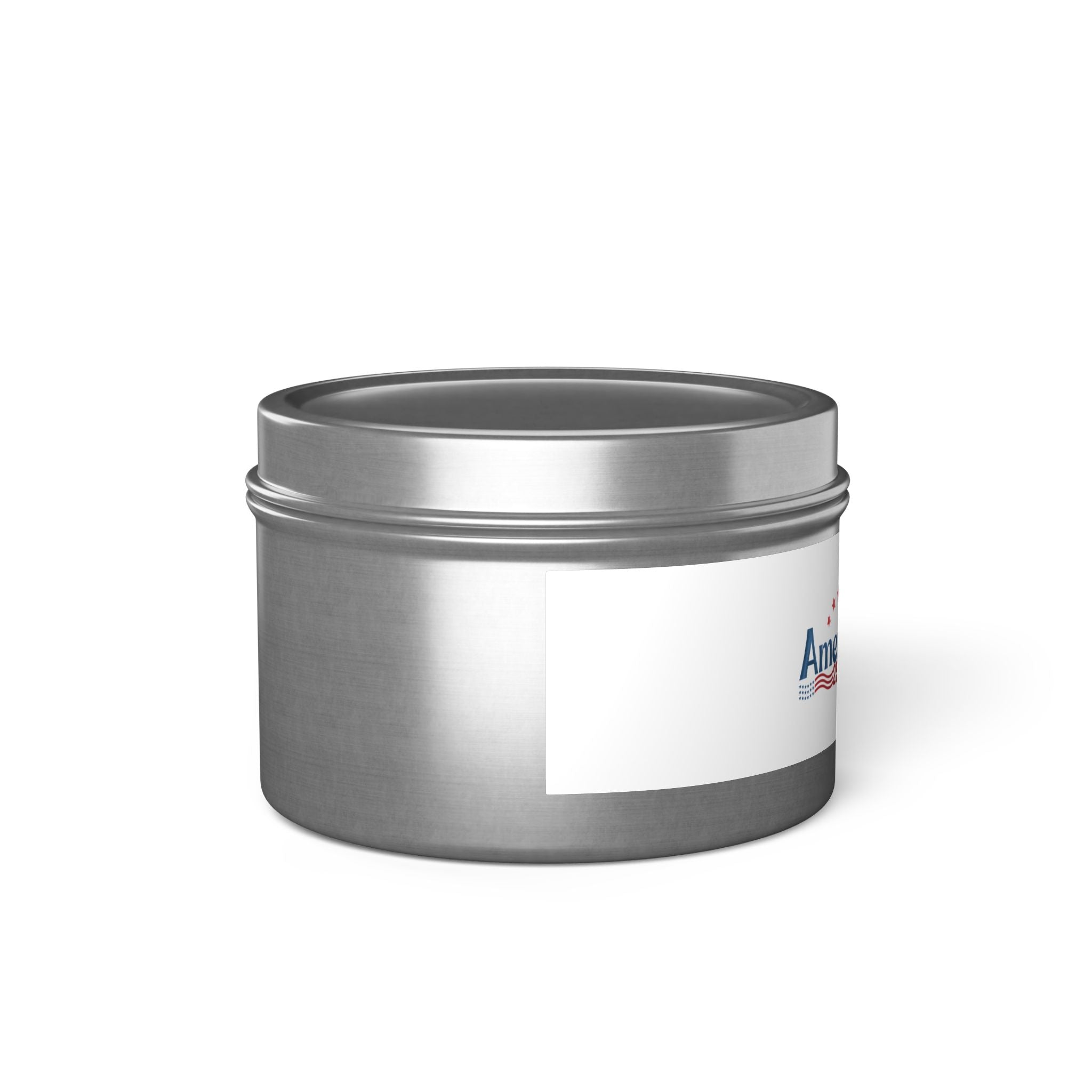 America 250 Years Tin Candle — Patriotic 4th of July Scented Tin