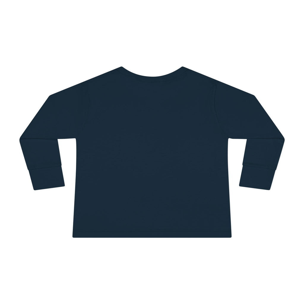 Hello Pumpkin Toddler Long Sleeve Tee — Cute Fall Pumpkin Graphic