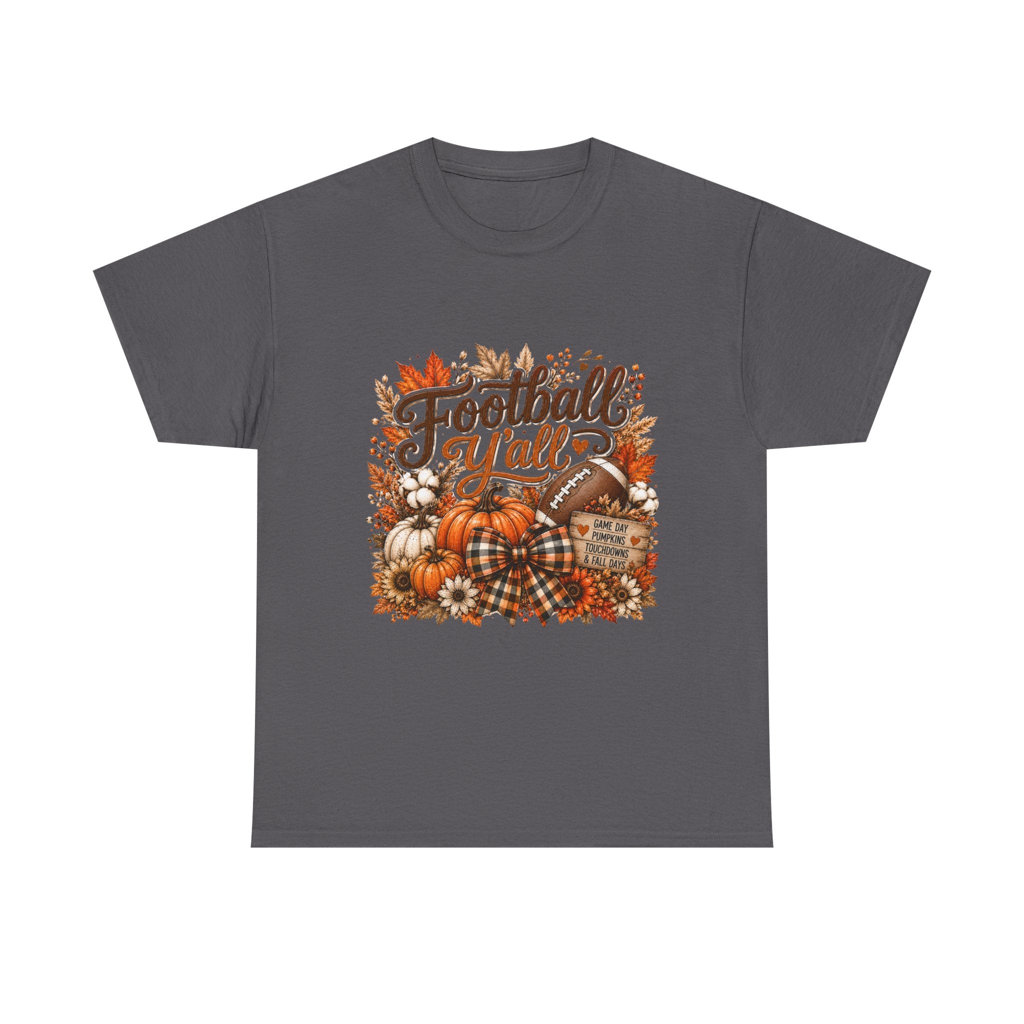 Fall Harvest Tee — "Farmers Market" Pumpkin Autumn Graphic Shirt